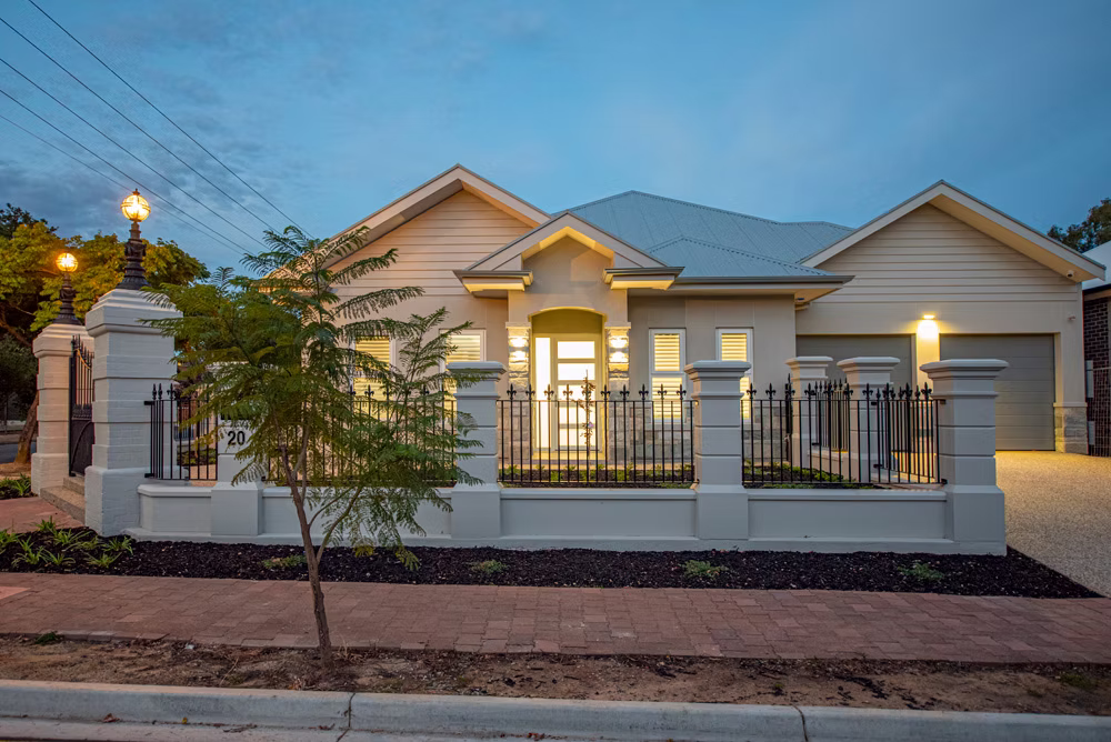 Elegant house designed and built by builder