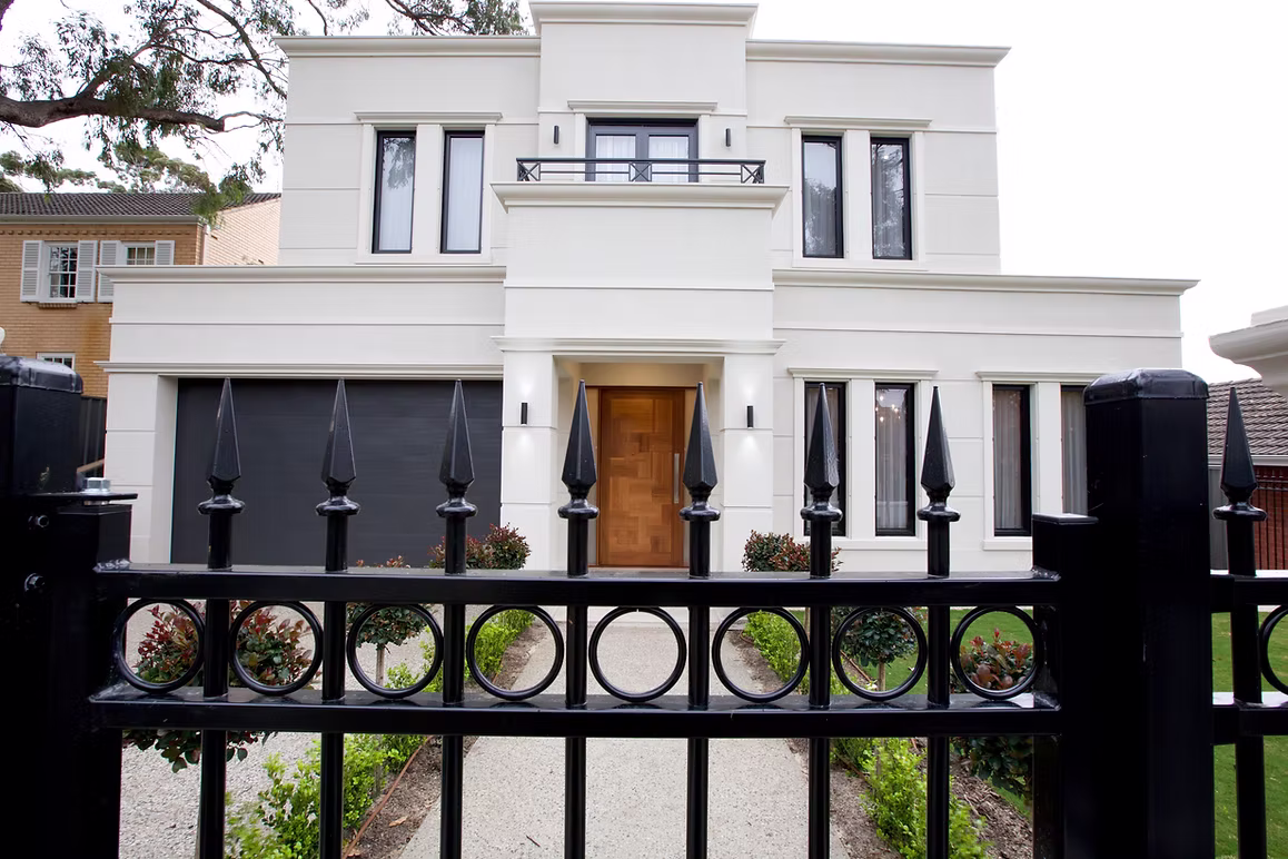 Elegant modern home designed and built by builder