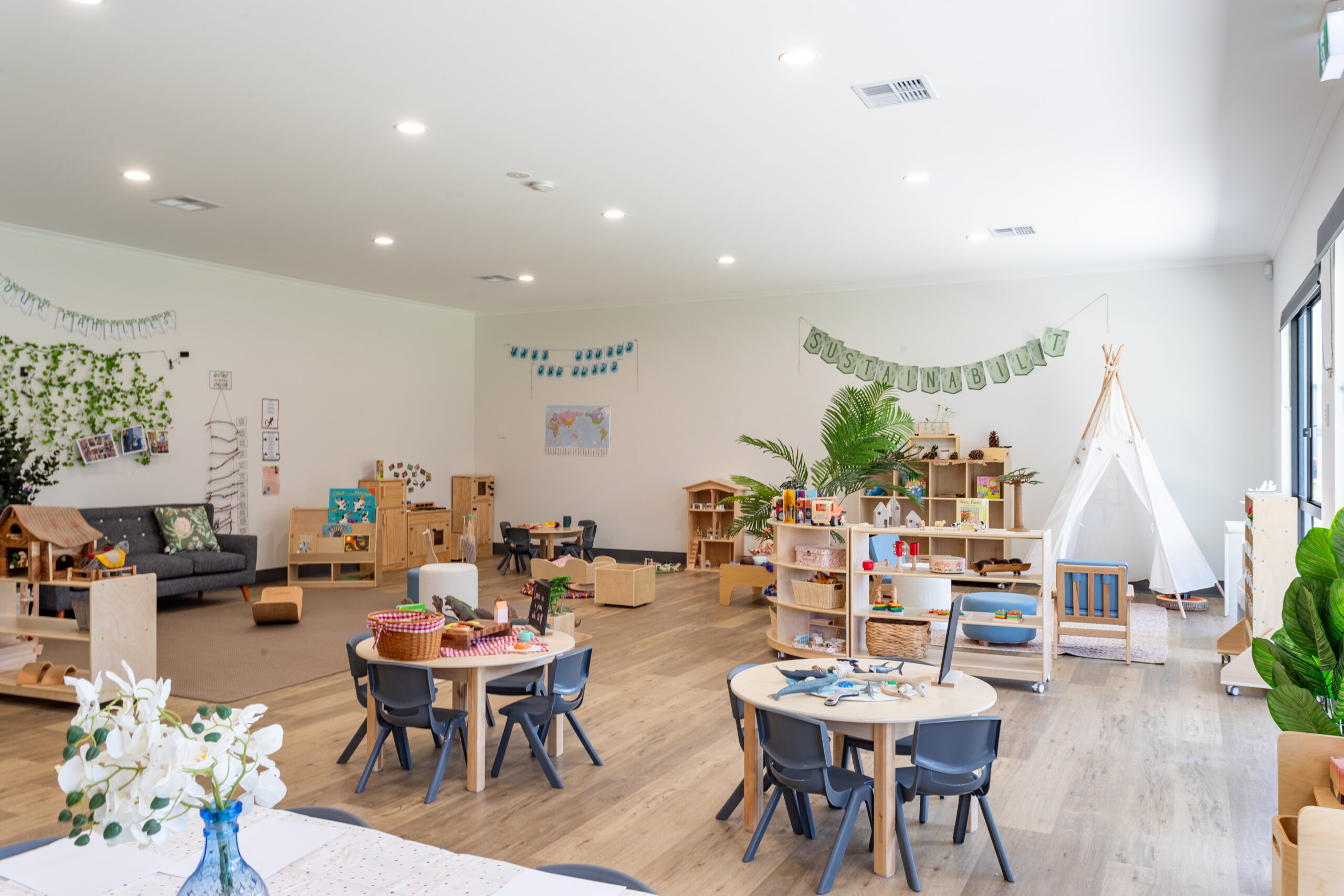 Interior classroom at Parafield Airport Early Learning Centre