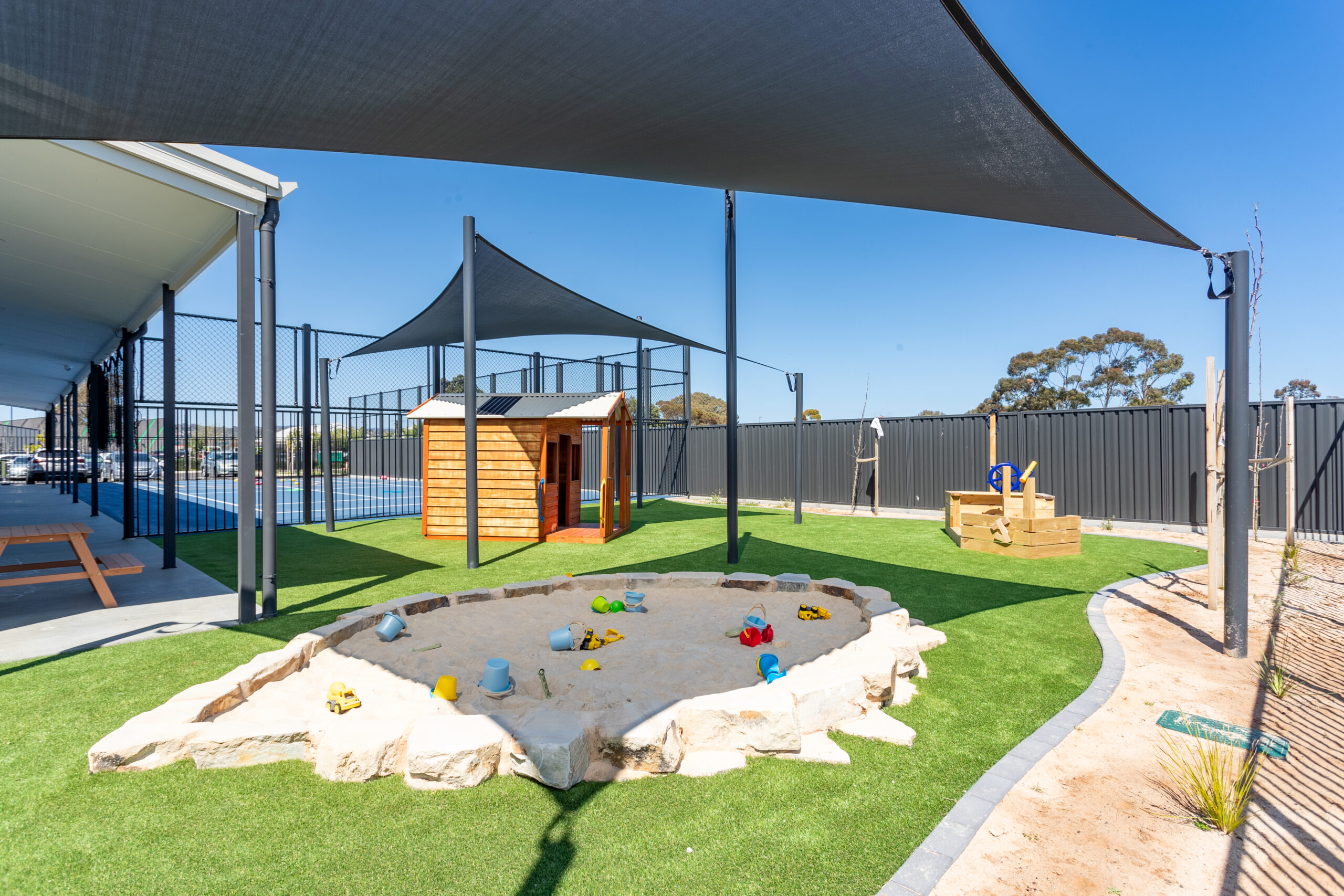 Outdoor playground at Parafield Airport Early Learning Centre