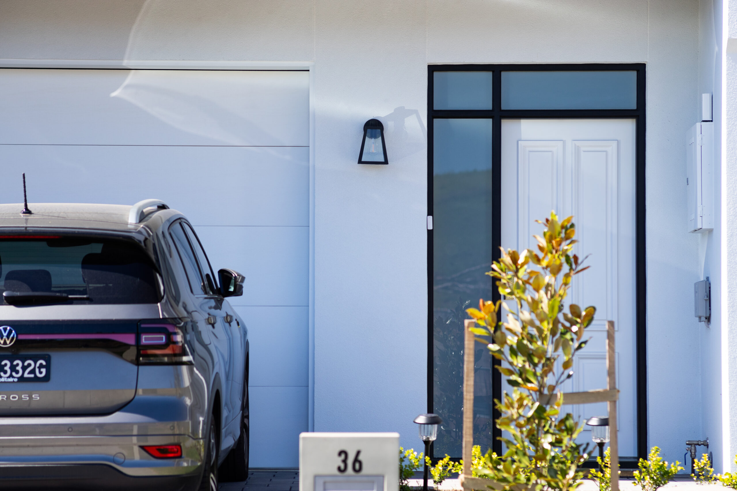 Springbrook townhouse project featuring double garages