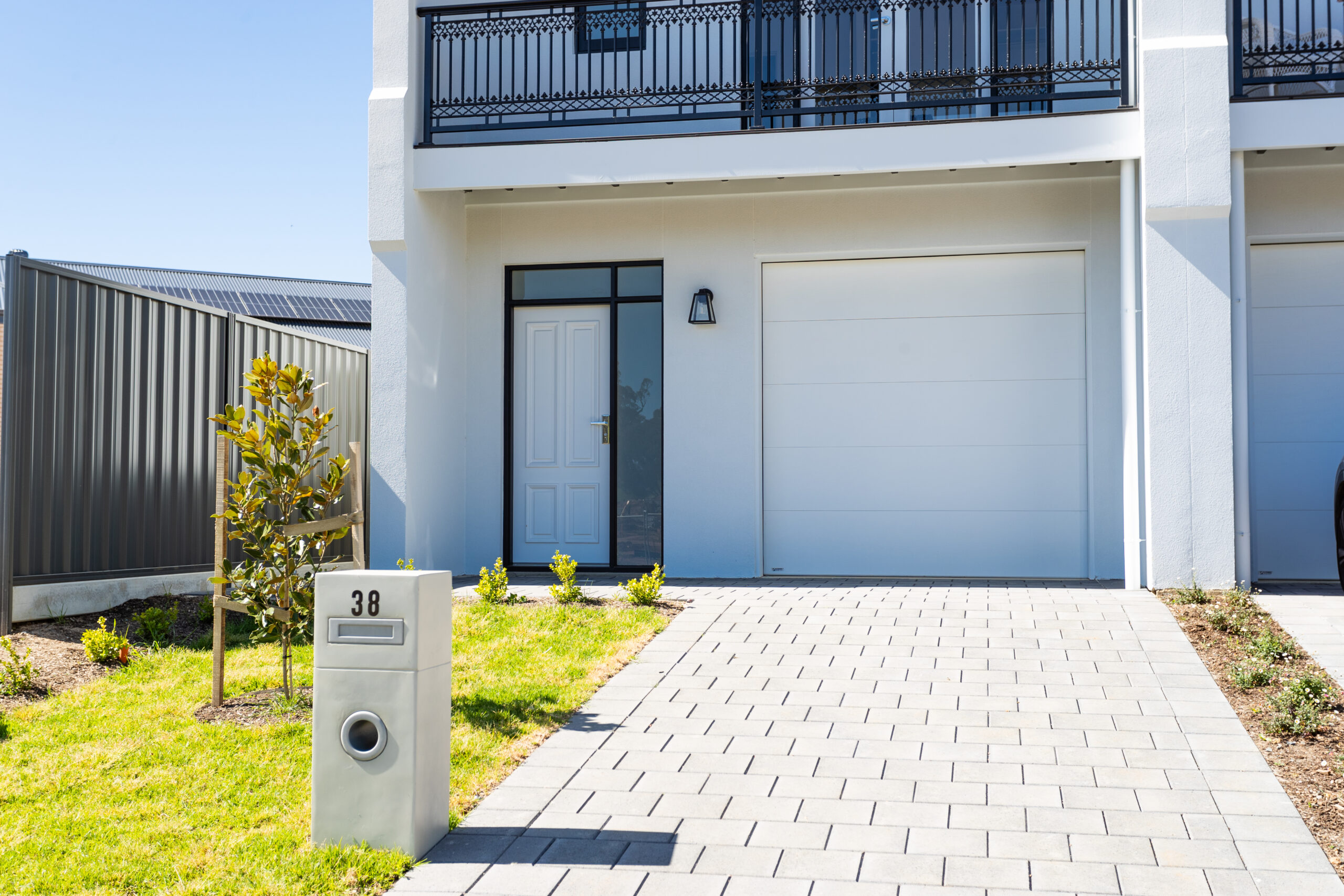 Springbrook townhouse project featuring garages